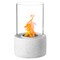 Mini Tabletop Fire Pit Rubbing Alcohol Indoor Outdoor Concrete Bowl Portable